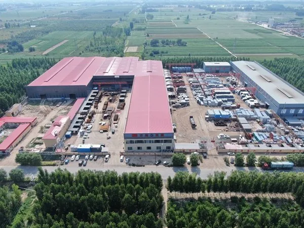Aerial view of the VANHN plant and stock yard